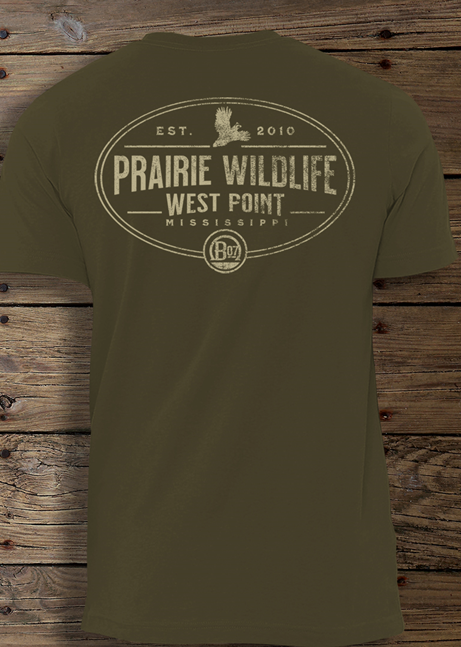 Prairie Wildlife Oval Youth Short Sleeve Tee