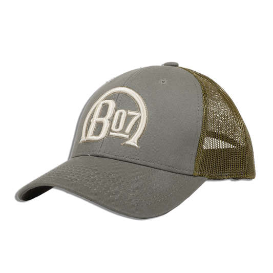 B-Line 07 Olive 3D Embroidery Trucker Hat